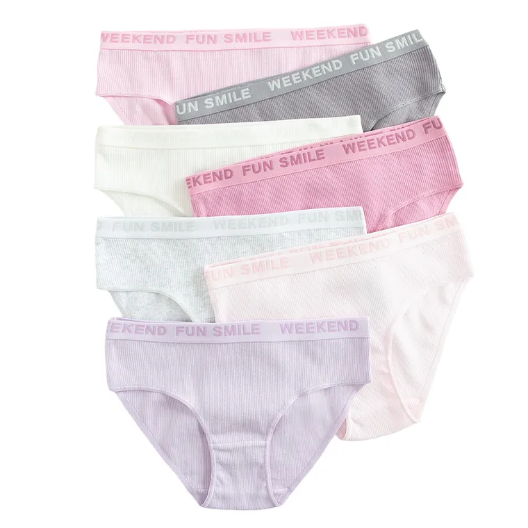 Cool Club, Chilotei pentru fete, din tricot striat, mix, set, 7 buc.