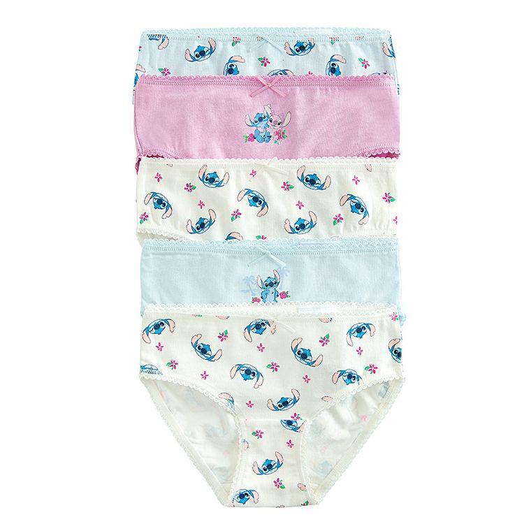 Cool Club, Chilotei pentru fete, mix, imprimeu Lilo si Stitch, set, 5 buc.