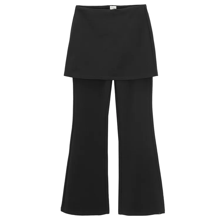 Cool Club, Colanti cu fusta pentru fete, evazati, negru