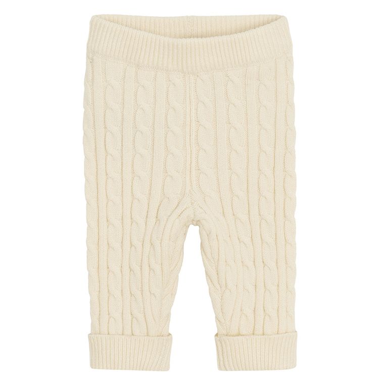 Cool Club, Colanti pentru fete, din tricot, alb