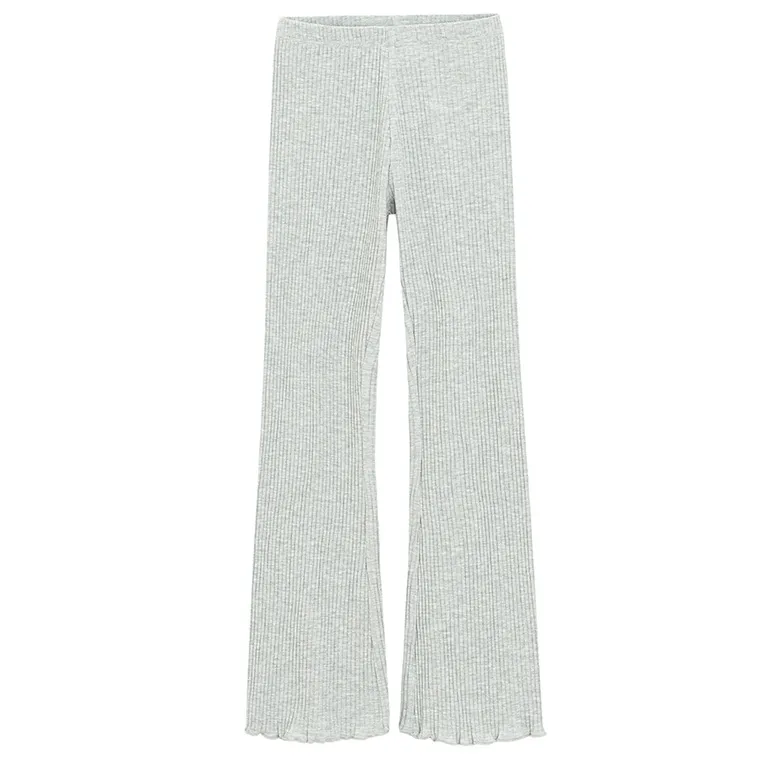 Cool Club, Colanti pentru fete, flare, din tricot striat, gri