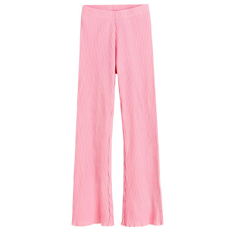 Cool Club, Colanti pentru fete, flare, din tricot striat, roz