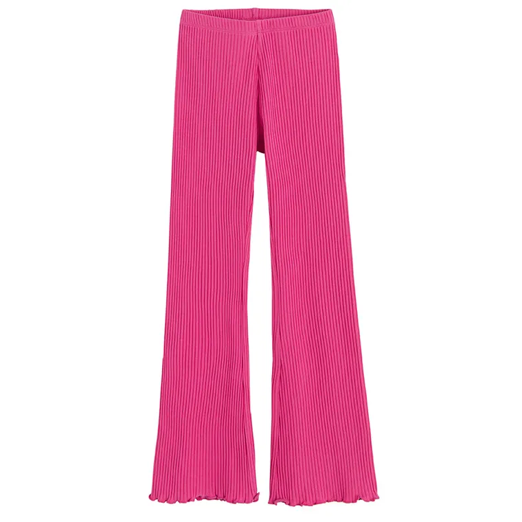 Cool Club, Colanti pentru fete, flare, din tricot striat, roz