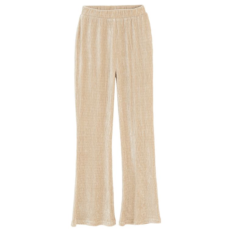 Cool Club, Colanti pentru fete, flare, velur, bej