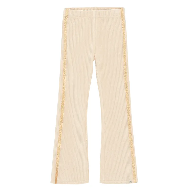 Cool Club, Colanti pentru fete, flare, velur, bej