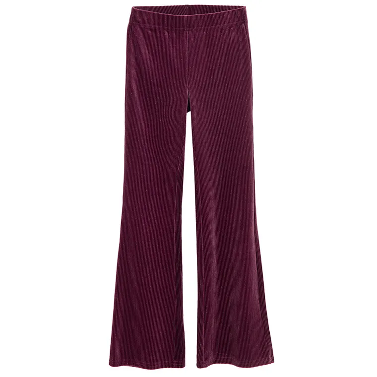 Cool Club, Colanti pentru fete, flare, velur, violet inchis