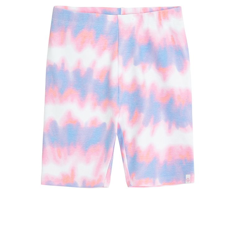 Cool Club, Colanti scurti pentru fete, din tricot striat, mix