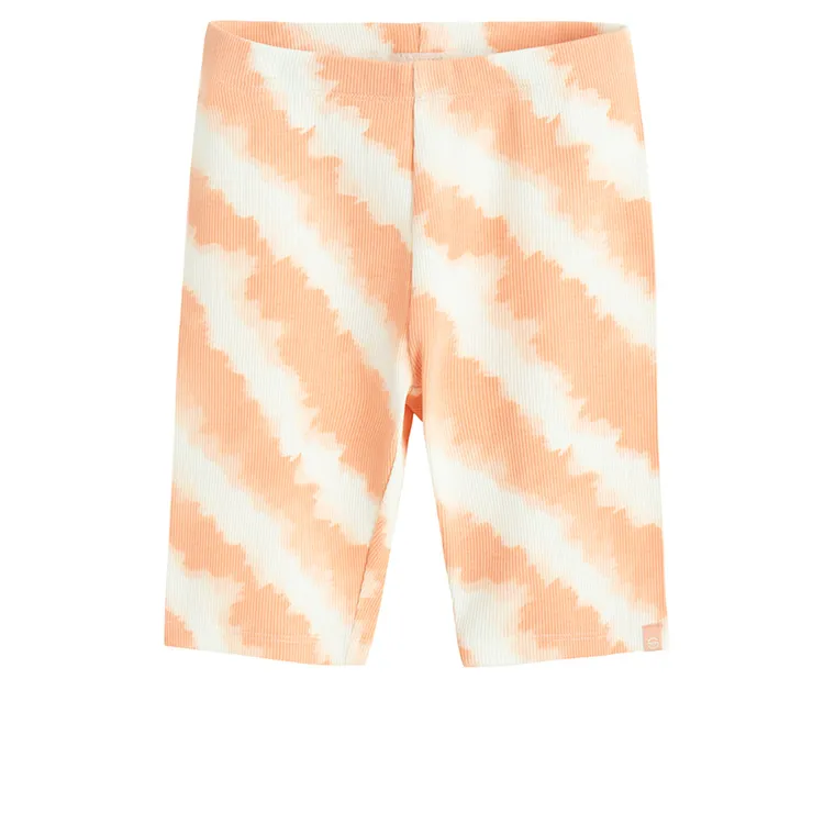 Cool Club, Colanti scurti pentru fete, din tricot striat, mix