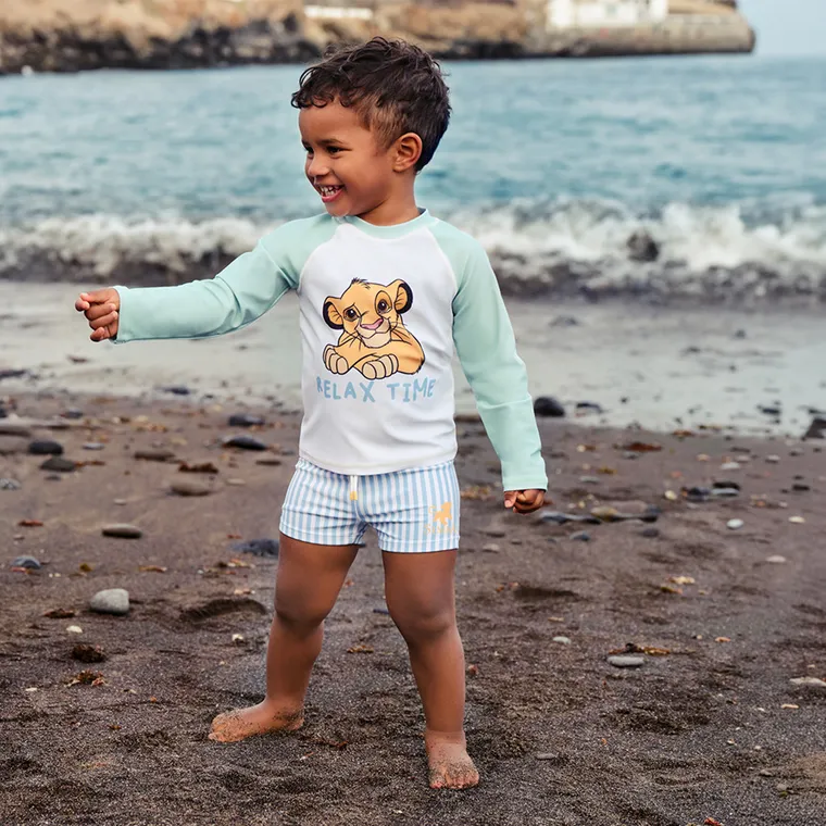 Cool Club, Costum de baie pentru baieti, UV 50, mix, imprimeu Lion King