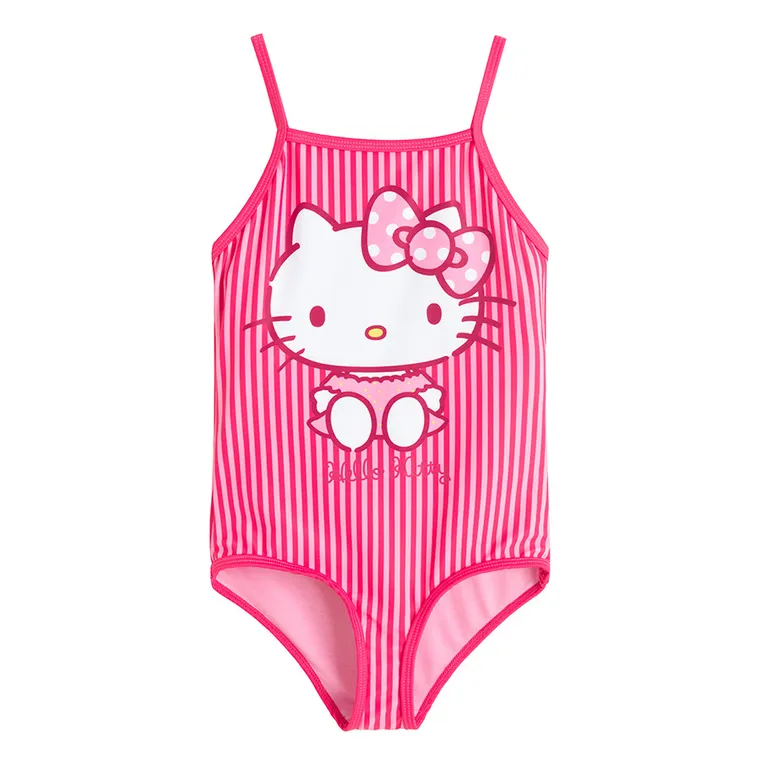 Cool Club, Costum de baie pentru fete, UV 50, mix, imprimeu Hello Kitty