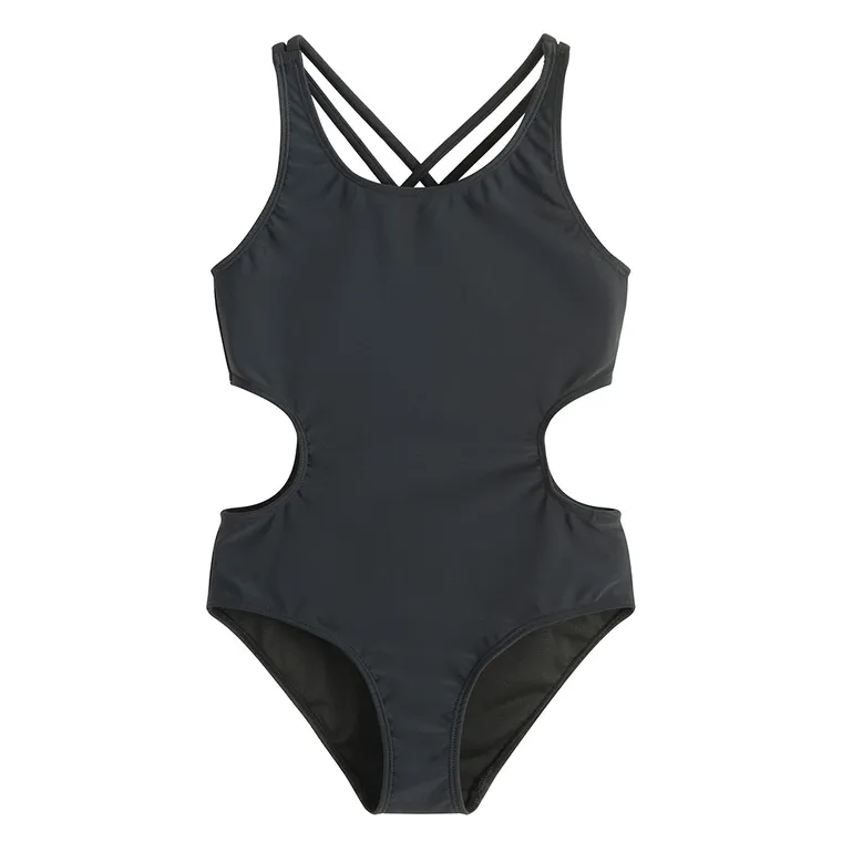 Cool Club, Costum de baie pentru fete, UV 50, negru