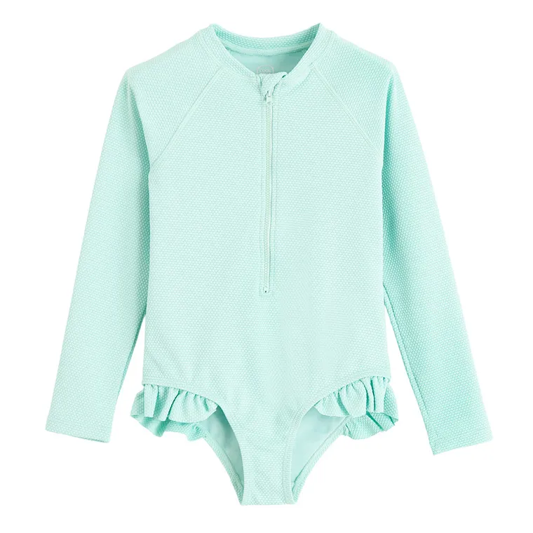 Cool Club, Costum de baie pentru fete, UV 50, turcoaz