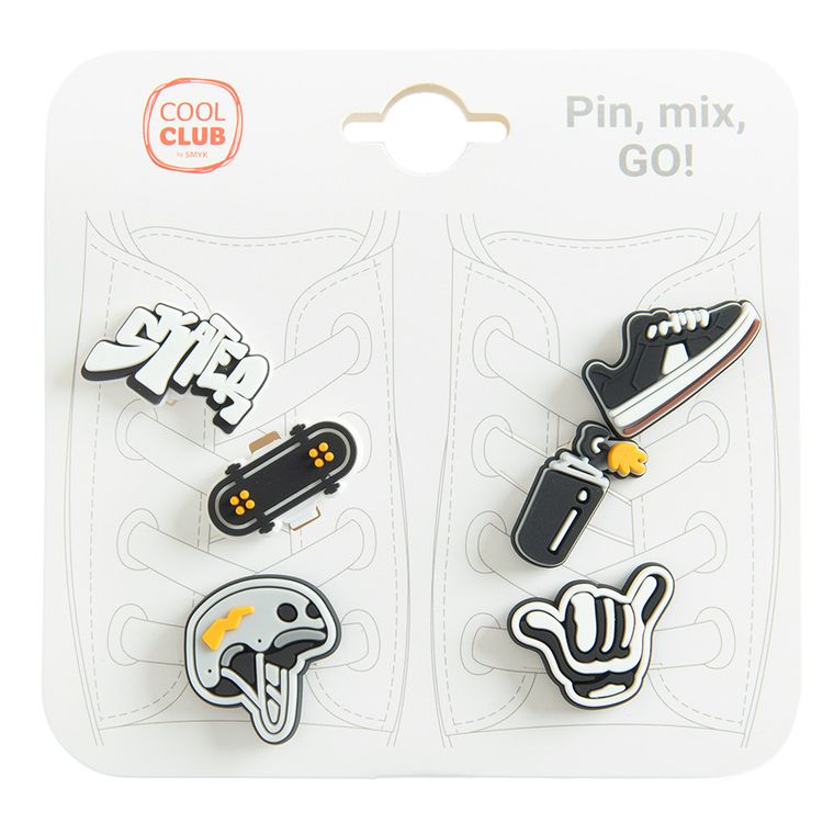 Cool Club, Decoratiuni pentru incaltaminte pentru baieti, mix, set, 6 buc.