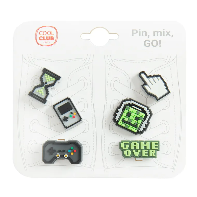 Cool Club, Decoratiuni pentru incaltaminte pentru baieti, mix, set, 6 buc.