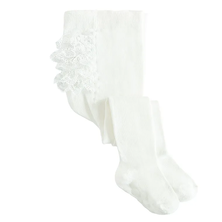 Cool Club, Dresuri cu talpa antiderapanta pentru fete, alb