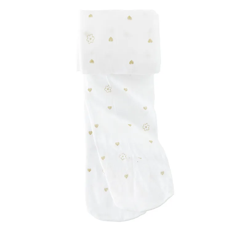 Cool Club, Dresuri pentru fete, alb, microfibra, 40 DEN