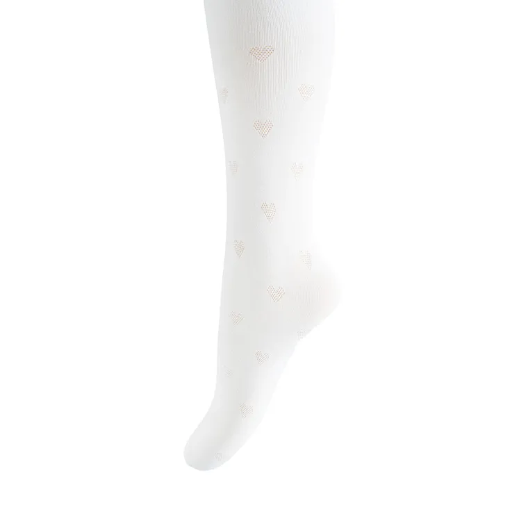 Cool Club, Dresuri pentru fete, alb, microfibra, 40 DEN