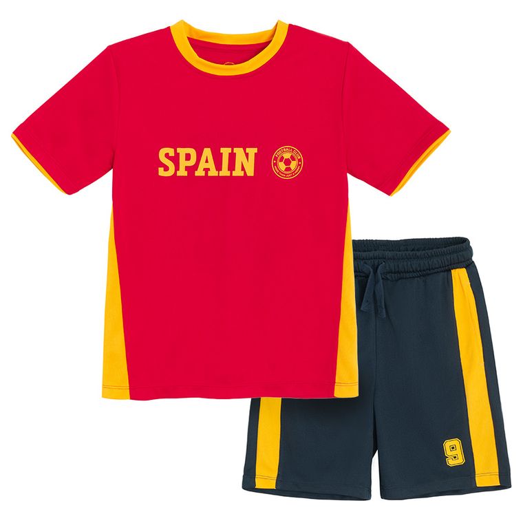 Cool Club, Fotbal set pentru baieti, Tricou, Pantaloni scurti