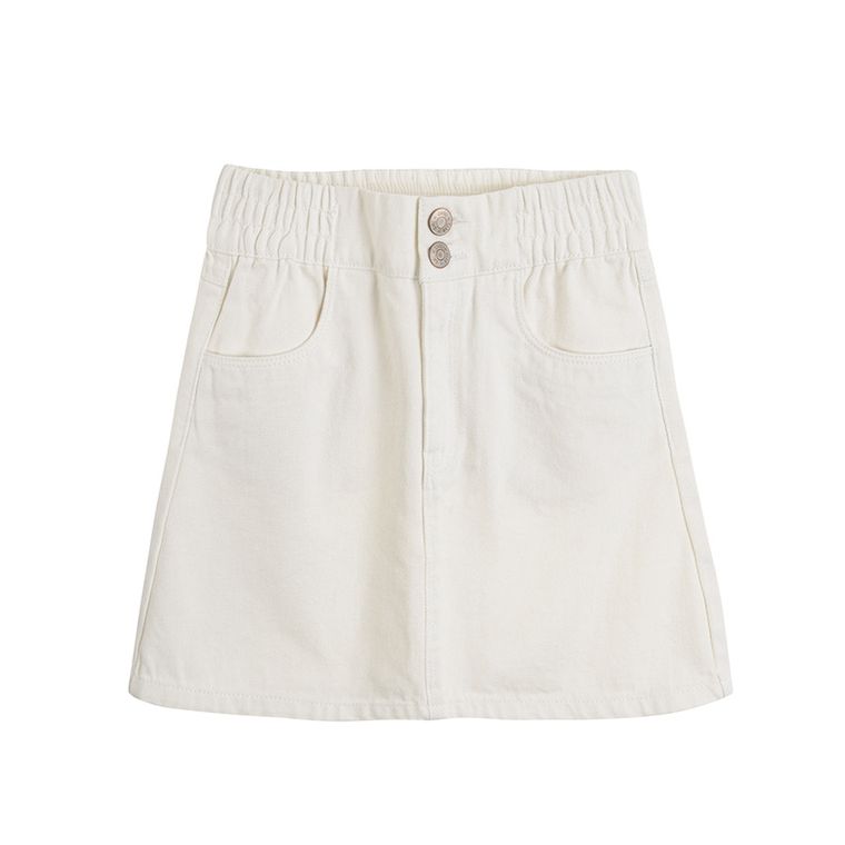 Cool Club, Fusta de blugi pentru fete, ecru