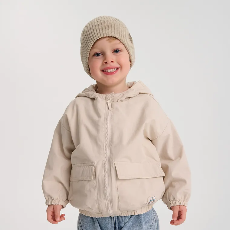 Cool Club, Geaca cu gluga pentru baieti, bej