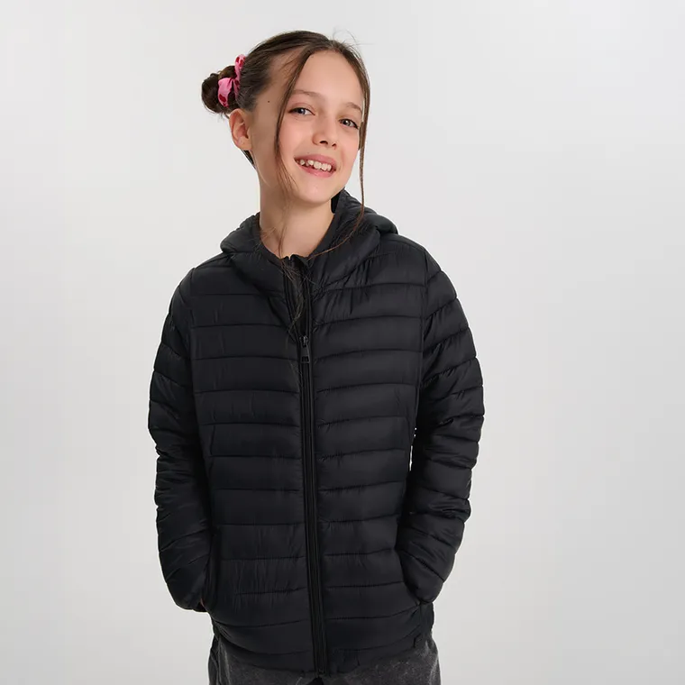 Cool Club, Geaca cu gluga pentru fete, negru