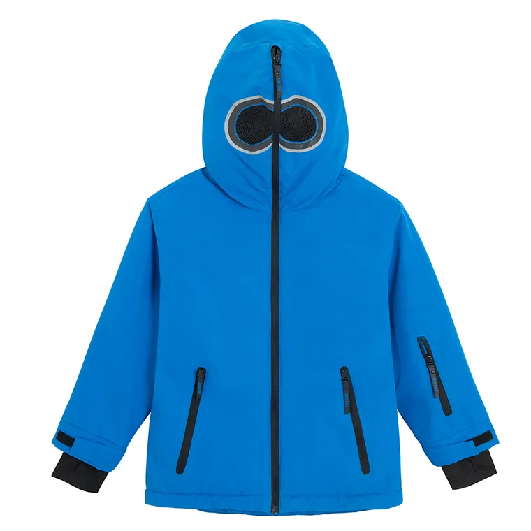 Cool Club, Geaca de schi cu gluga pentru baieti, calduroasa, albastru