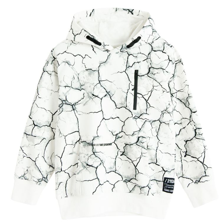 Cool Club, Hanorac cu gluga pentru baieti, alb