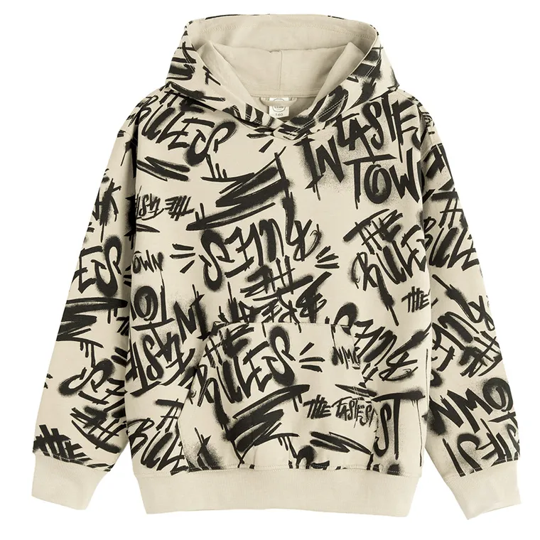 Cool Club, Hanorac cu gluga pentru baieti, bej