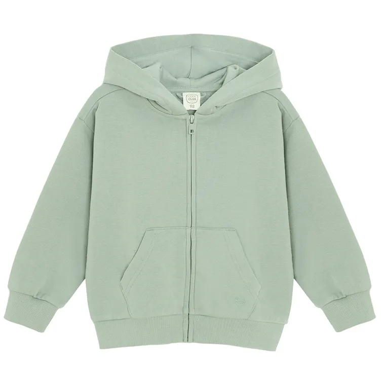 Cool Club, Hanorac cu gluga pentru baieti, cu fermoar, verde