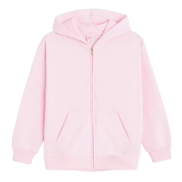 Cool Club, Hanorac cu gluga pentru fete, cu fermoar, cu fermoar, roz