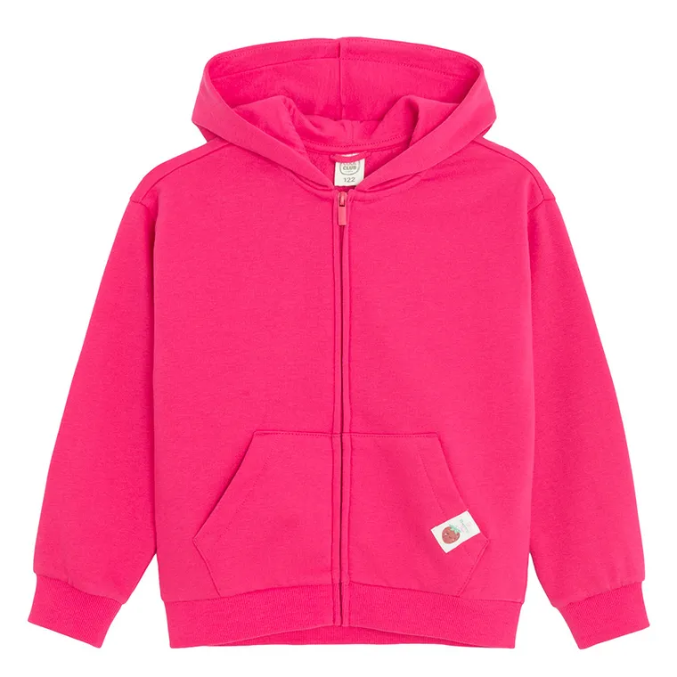 Cool Club, Hanorac cu gluga pentru fete, cu fermoar, roz