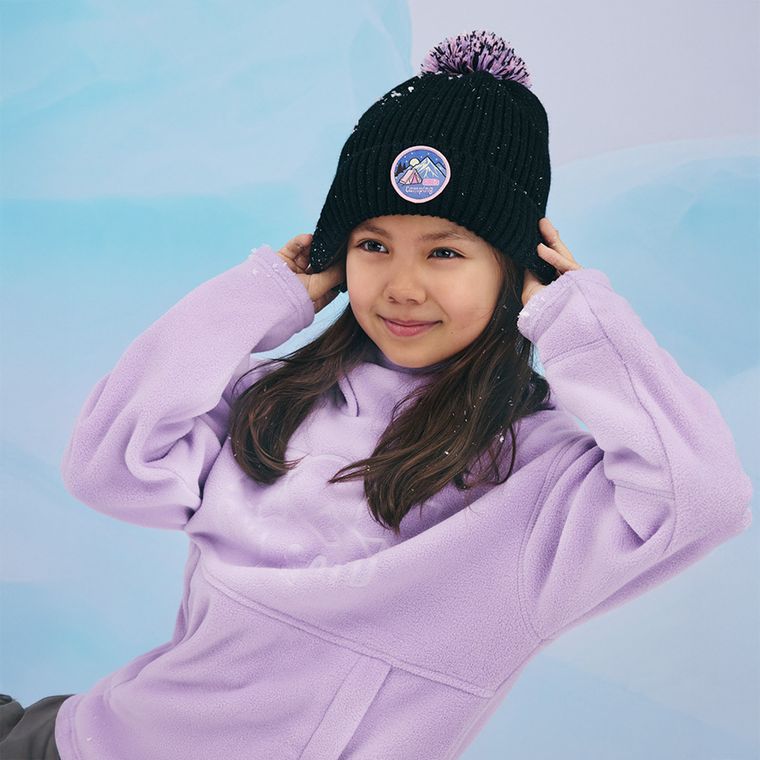 Cool Club, Hanorac cu gluga pentru fete, polar, violet