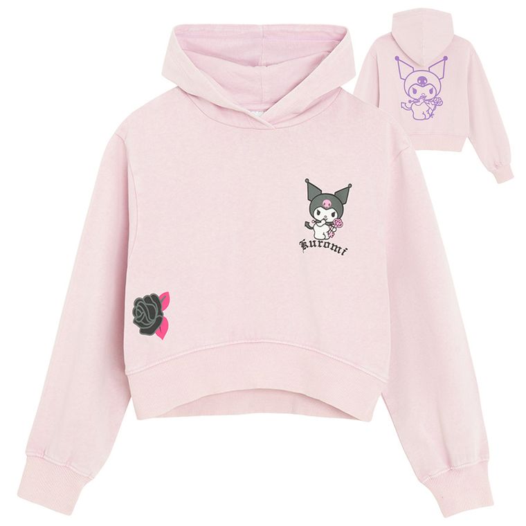 Cool Club, Hanorac cu gluga pentru fete, violet, imprimeu Hello Kitty