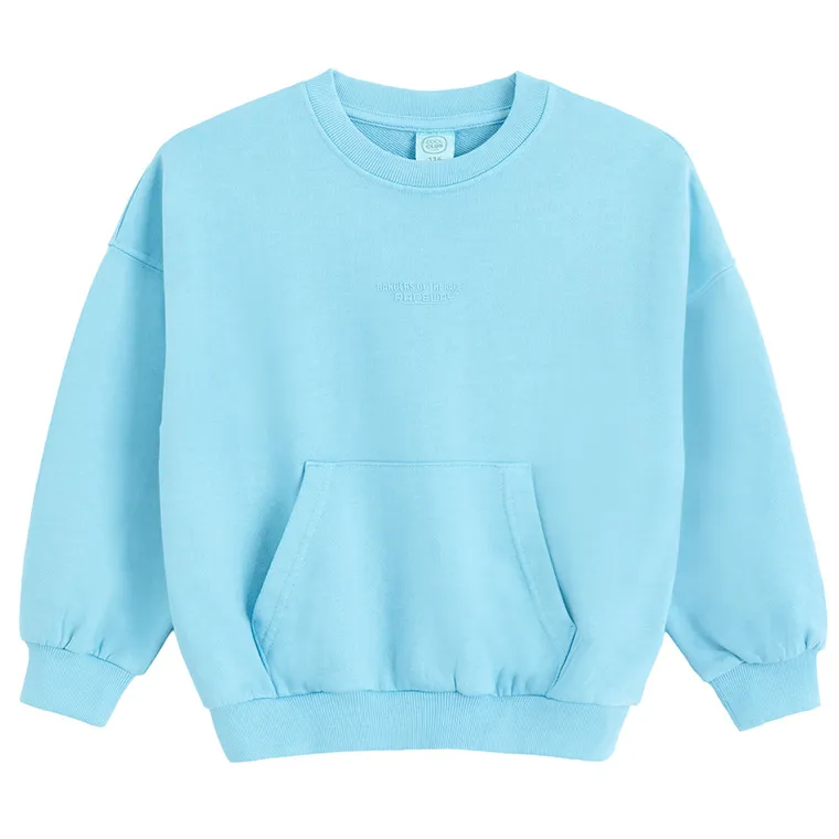 Cool Club, Hanorac pentru baieti, baggy, albastru