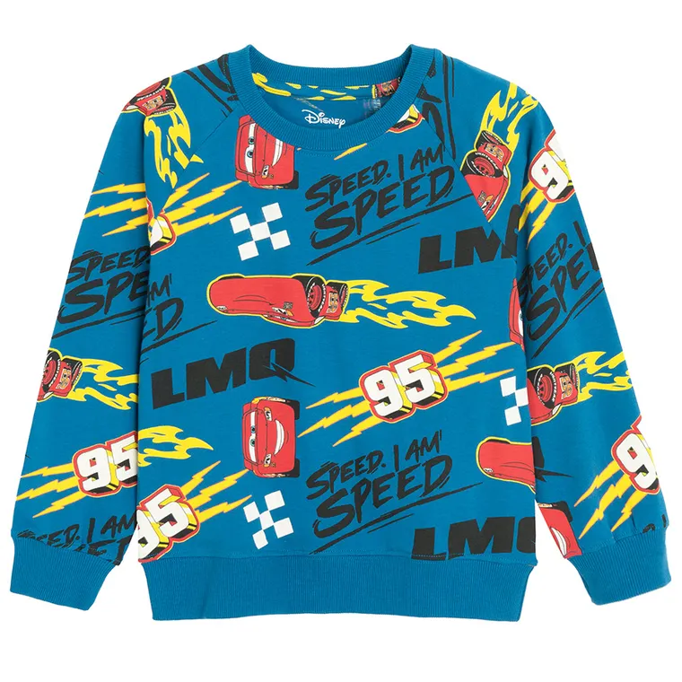 Cool Club, Hanorac pentru baieti, bleumarin, imprimeu Cars