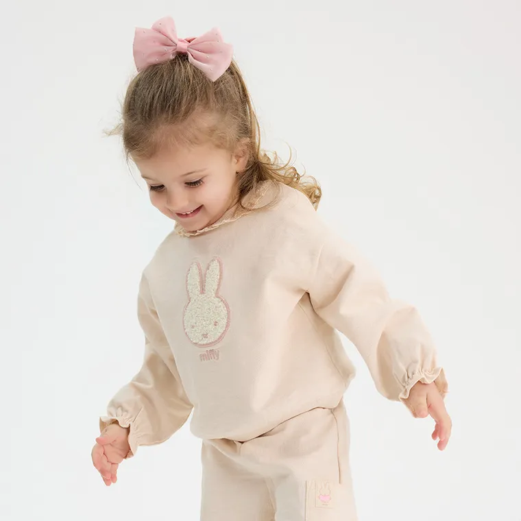 Cool Club, Hanorac pentru fete, bej, imprimeu Miffy