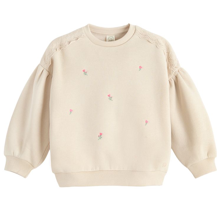 Cool Club, Hanorac pentru fete, calduros, bej