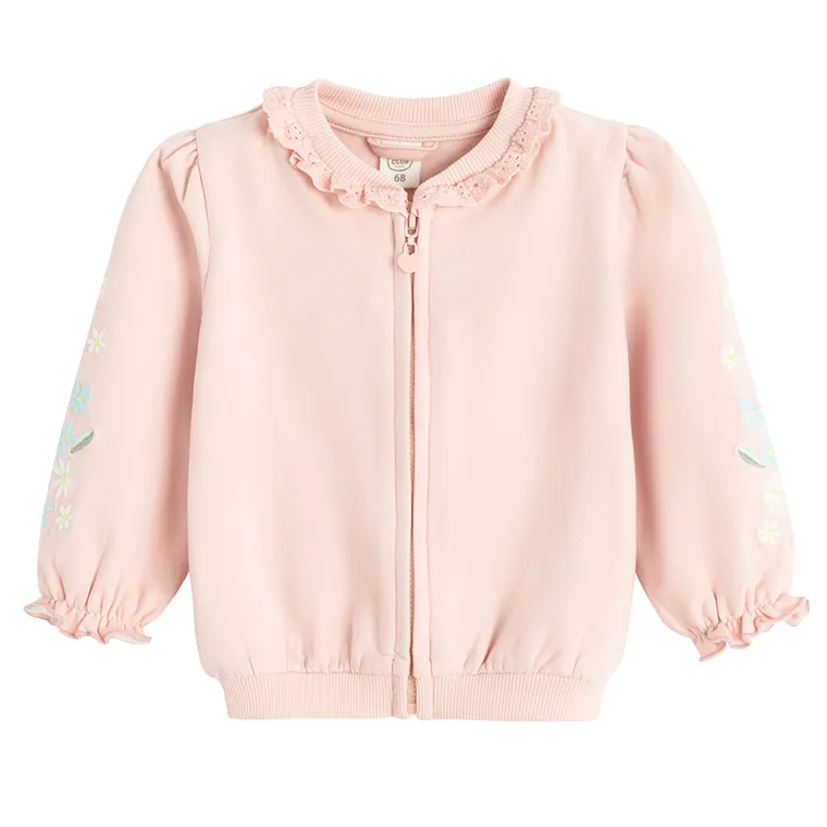 Cool Club, Hanorac pentru fete, cu fermoar, roz