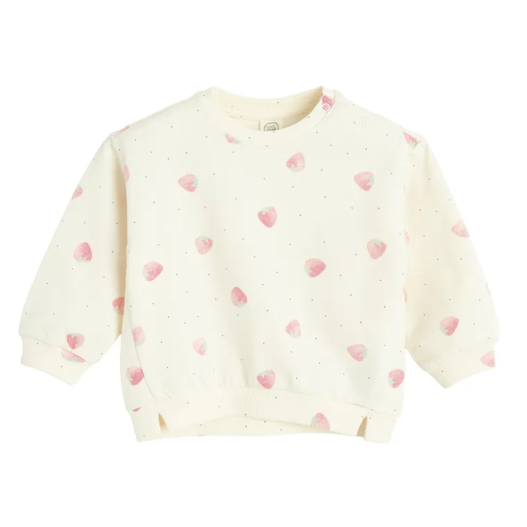 Cool Club, Hanorac pentru fete, ecru