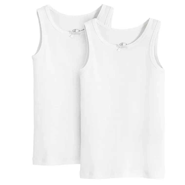 Cool Club, Maiou pentru fete, alb, set, 2 buc.