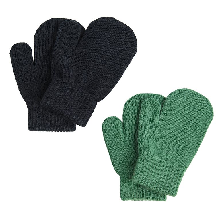 Cool Club, Manusi pentru baieti, verde, bleumarin, set, 2 buc.