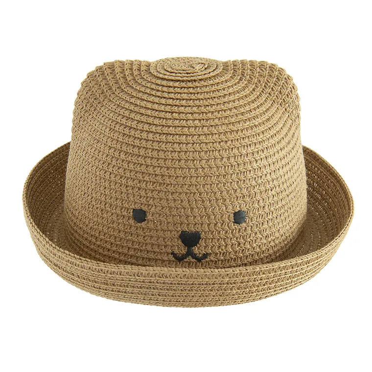 Cool Club, Palarie pentru baieti, de paie, bej