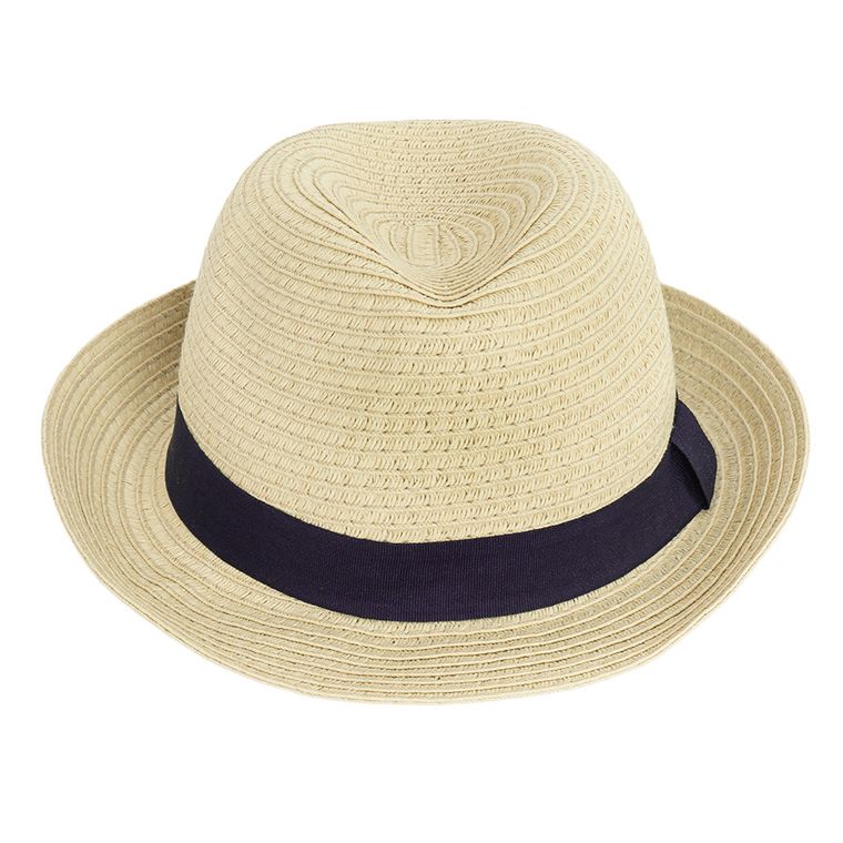 Cool Club, Palarie pentru baieti, de paie, bej