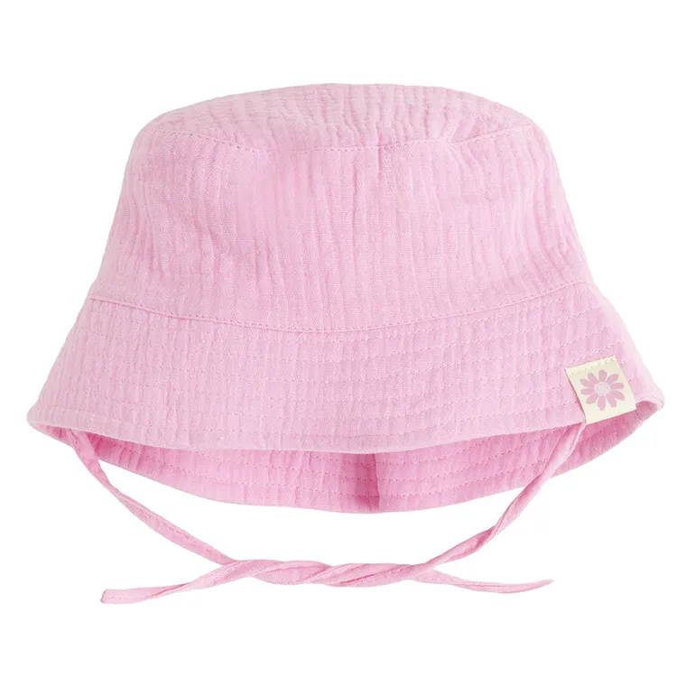 Cool Club, Palarie pentru fete, cu snur, muselina, roz