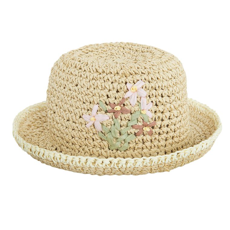 Cool Club, Palarie pentru fete, de paie, bej