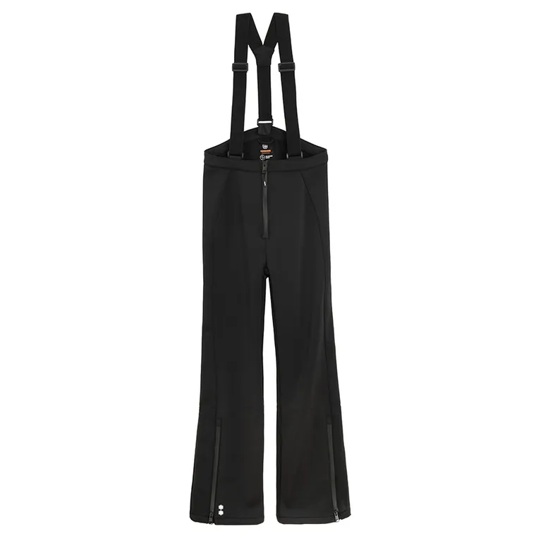 Cool Club, Pantaloni de schi impermeabil softshell pentru fete, negru