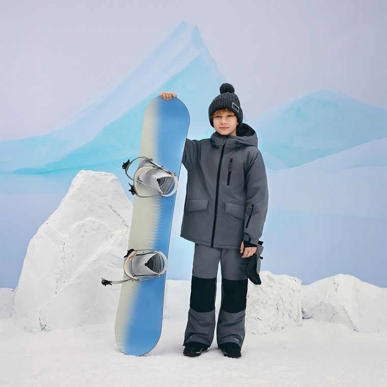 Cool Club, Pantaloni de snowboard pentru baieti, granit