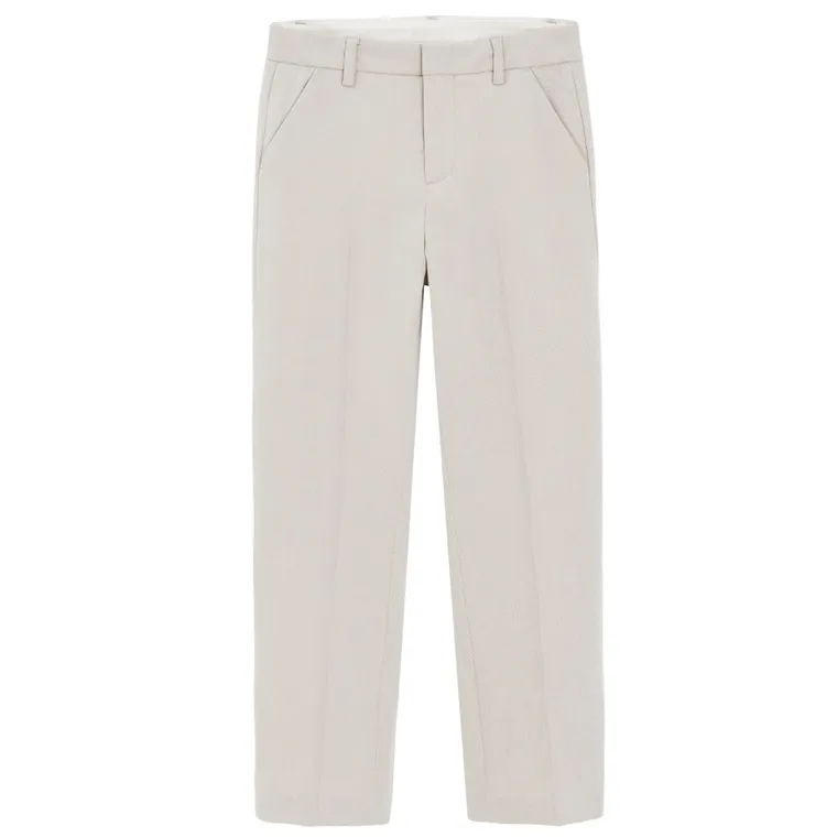 Cool Club, Pantaloni din material textil pentru baieti, bej