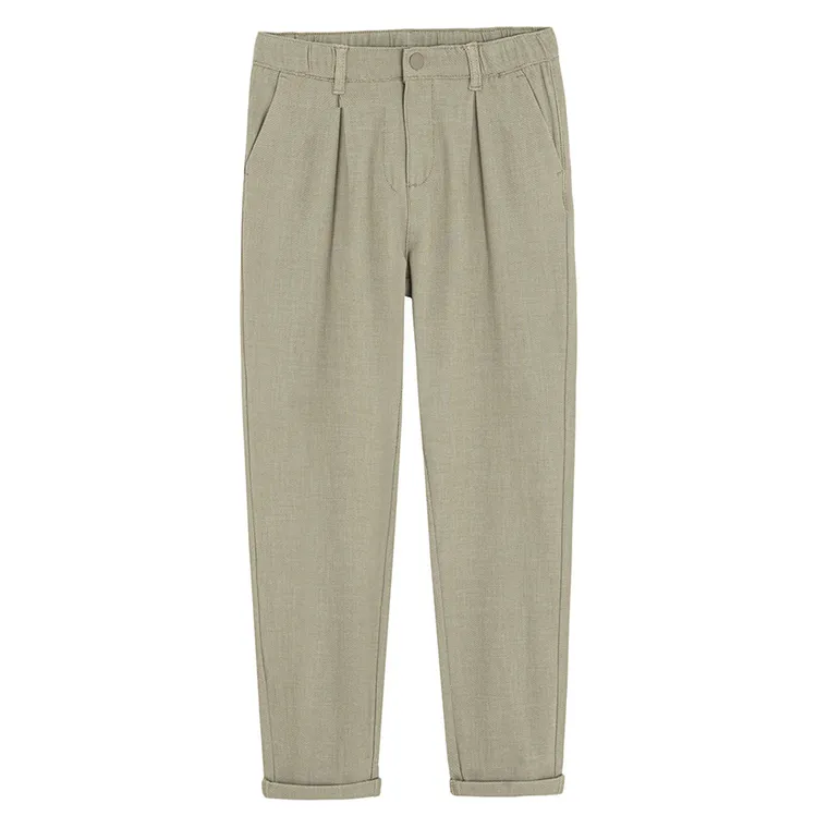 Cool Club, Pantaloni din material textil pentru baieti, bej