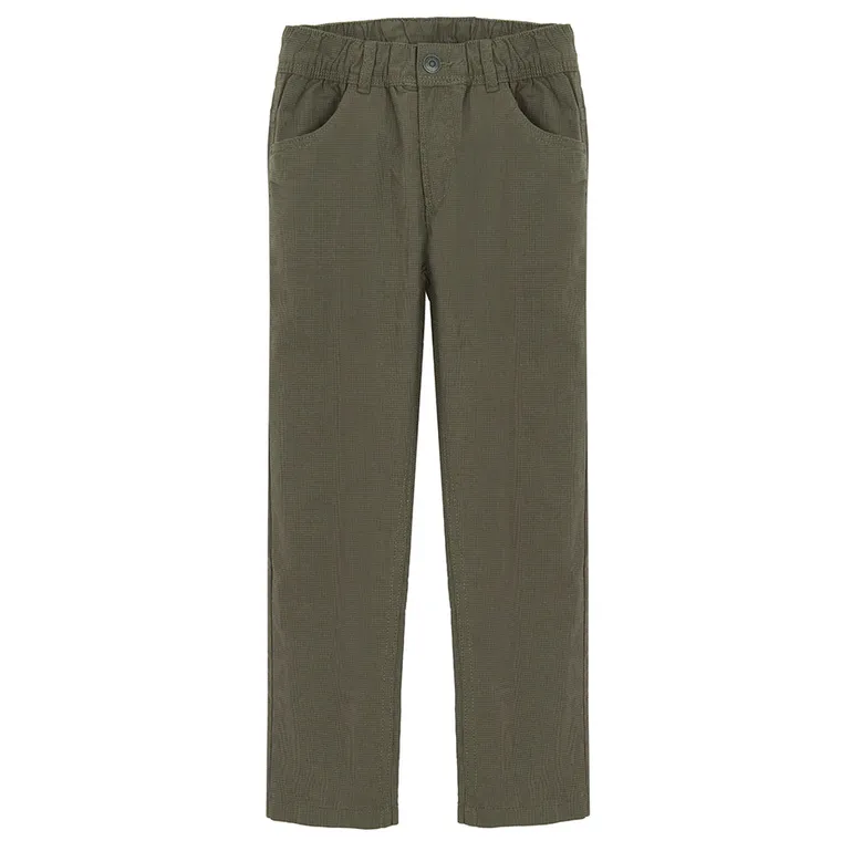 Cool Club, Pantaloni din material textil pentru baieti, caldurosi, kaki